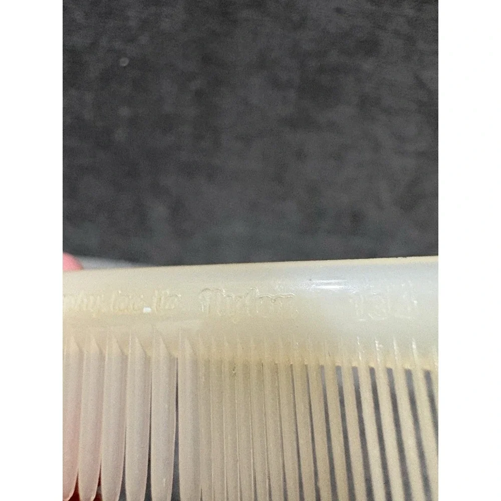 Vintage PRO Styler USA Hair Brush Nylon Bristle‎ Thumb Grip, Folding Brush, Comb